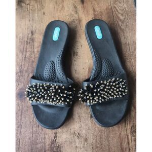 Soft Surroundings Oka-B Beaded‎ Women's Sandals  Size Large 10